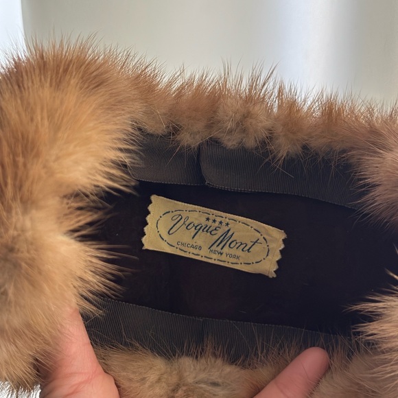 Vintage fur head band medium size - Picture 3 of 16
